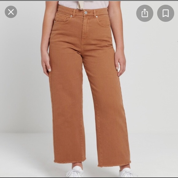 Frank & Oak Nina Wide Leg Jeans - Picture 1 of 10